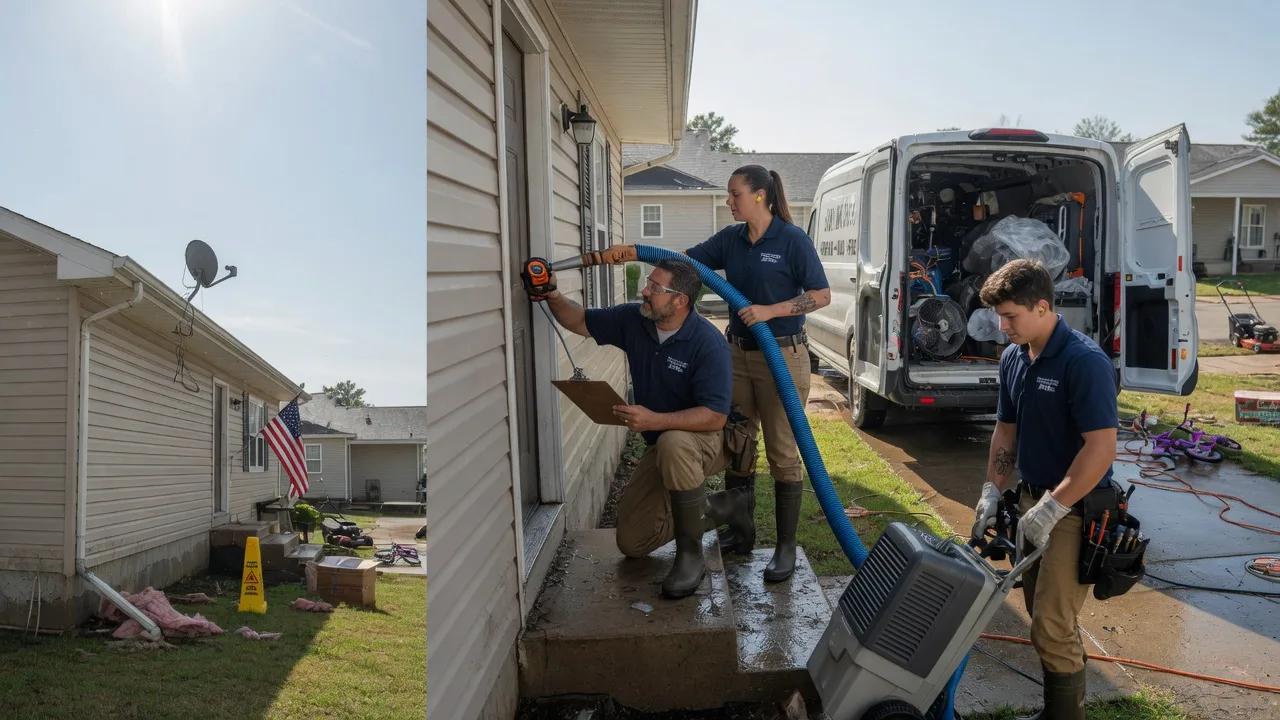 Ceiling Water Damage Restoration in Ellisville, IL near me